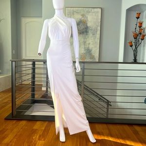Amanda Uprichard Zahara Gown in White